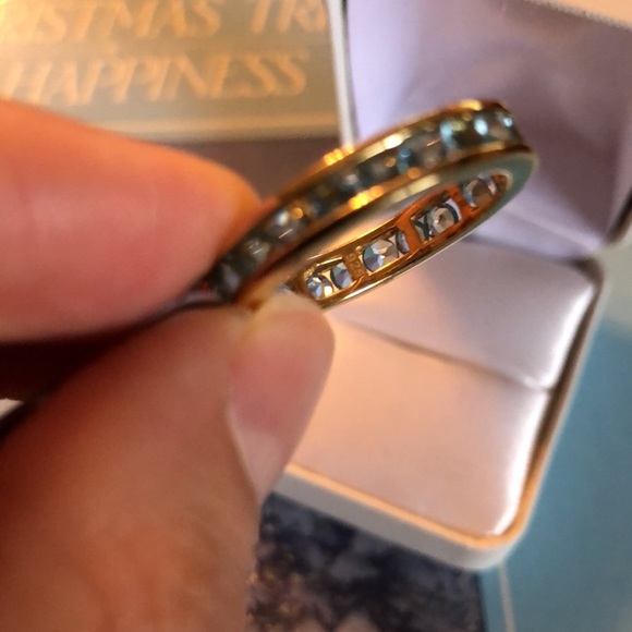 Gold Plated Topaz Ring - Picture 7 of 7